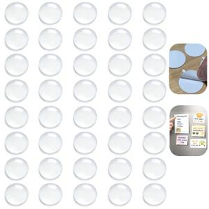 2 x Double Sided Tape 40pcs Dots Adhesive Tape Tacky Putty, Clear Tack Sticky Putty, No Trace, for Fridge Stickers, Fixing Office Ornaments, Pasting DIY Crafts, Festival Decorations Accessories
