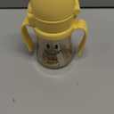 GROSMIMI x KNOTTED Flip Top Spill Proof Sippy Cup, PPSU, BPA Free, Stage 2 Straw for Toddlers (Smile 6oz)