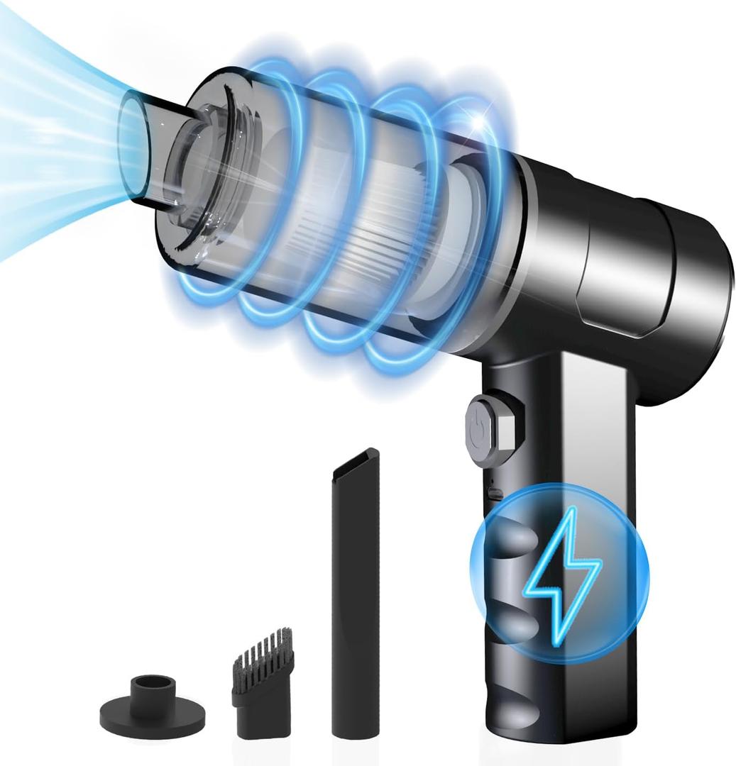 New Computer Vacuum Cleaner-Compressed Air Duster-Air Blower Powerful-Electric Air Dusters-Replace Compressed Air Cans for PC, Computer, Car -Vacuum Keyboard Cleane