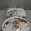 Baby Gym Play Mat, 8-in-1 Tummy Time Mat & Ball Pit with 6 Toys, Washable Baby Activity Play Mat for Visual, Hearing, Sensory, Motor Development, Baby Toys Gift for Toddler Infant 0-3-6-9-12 Month