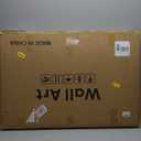 Large Framed Boho Neutral Abstract Wall Art for Living Room, 3 Piece Canvas Prints Paintings Artwork for Walls, Minimalist Brown Beige Gold Geometric Pictures for Hallway Stair Office Wall Decor 24x36 (Radiant)