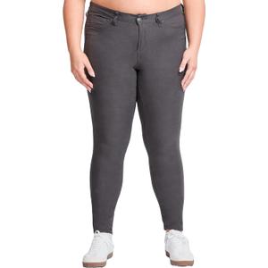 YMI Women's Hyperstretch Skinny Work Casual Mid-Rise Pants (Black,XL