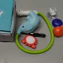 Baby Bath Shower Head with Water Thermometer, 3-in-1 Rechargeable Bath Toys, 3 Exchangable Shower Heads and Soft Silicone Baby Brush, for Newborns, Toddlers in The Tub or Sink-Sensing V3