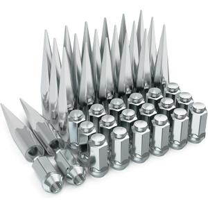 Spikes Lug Nuts, 40pcs Spike Lug Nut Set 7/16 Truck Lug Nuts Hex Wheel Locking Lugnuts Tire Spikes Set Accessories