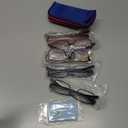 NORPERWIS Reading Glasses 5 Pairs Quality Readers Spring Hinge Glasses for Reading for Men and Women (5 Pack Mix Color -2, 1.50)