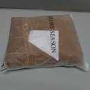 Velvet Throw Pillow Cover Soft Decorative Luxurious Solid Square Cushion Case for Sofa Couch Bedroom Farmhouse,Pack of 2, 18 x 18 Inches, Golden Camel