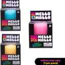 Schylling NeeDoh Mello Mallo - Sensory Toy with a Satisfying Dough Filling - Changes Color in The Sun - Ages 3 and Up - Color May Vary; One Per Pack