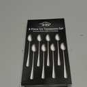 7.5 Inches Stainless Steel Iced Tea Spoons,Set Of 8 Long Stirring Spoons For Coffee,Cocktail,Ice Cream,Long Handle Iced Teaspoons,Latte Spoons For Mixing (Silver)