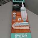 Shark Steam Mop with 2 Machine Washable Dirt Grip Pads, Removable Water Tank, Lightweight, Steam Cleaner for sealed Hard Floors, Marble, Stone, Hardwood, Tile, Laminate, White/Seafoam, S1000
