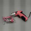 Hi-Spec Electric Screwdriver 27pc 3.6V Pink USB Small Power Screwdriver Set. Cordless & Rechargeable with Driver Bit Set