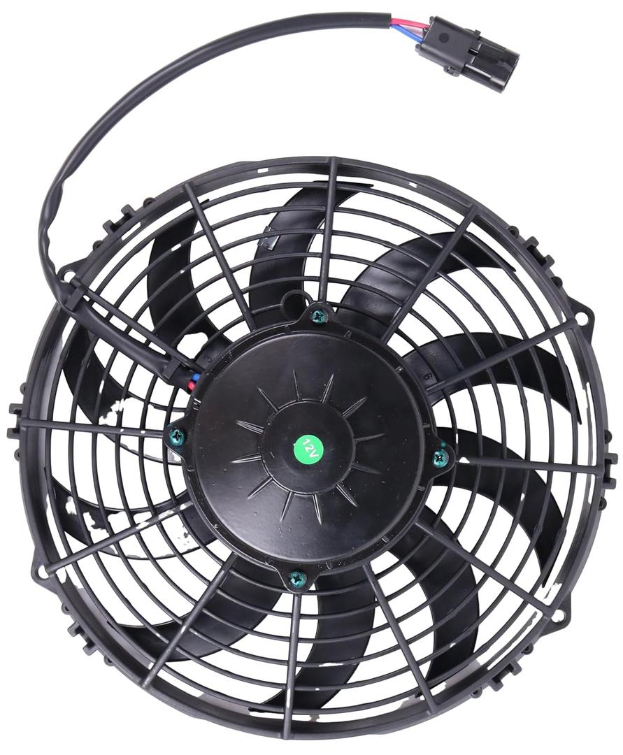 12V 10'' Radiator Fan 10 Blades VA11-AP7/C-57A 78-1535 78-1185 Compatible with Spal 30100435 Thermo King Tri-Pac APU 78-1375