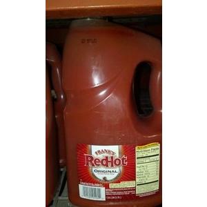 Franks Original Redhot Sauce -- 4 Case 1 Gallon, Best Before Nov 18, 2026