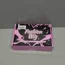 AISI HAIR Black Wig for Women, Long Wavy Lace Hairline Middle Part Synthetic Heat Resistant Wig for Daily Party-26 Inch, Black