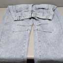 Cicy Bell Womens Baggy Barrel Jeans Boyfriend Wide Leg Mid Rise Balloon Denim Ankle Pants (4, Light Blue)