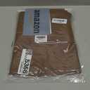 Smiry Rectangle Picnic Table Cloth, Waterproof Elastic Fitted Tablecloths for 5 Foot Tables, Washable Polyester Table Cover for Camping, Indoor and Outdoor (Brown, 30"x60")