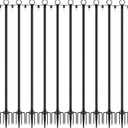 Mutovlin 10 Pack String Light Poles,10 Ft Light Poles for Outside String Lights,Outdoor Lights Pole with Fork,Metal Poles Stand for Patio Deck Backyard (10FT 10 Pack)