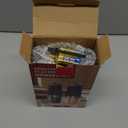 CIRCLE JOY Gravity Electric Salt and Pepper Grinder Set Automatic Salt and Pepper Grinder Set with LED Light, Battery Operated, Adjustable Coarseness, Large Capacity, for Home Kitchen BBQ