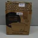 5QT Ceramic Nonstick Dutch Oven Pot with Glass Lid - Nonstick Induction StockPot with Lid Soup Ladle Spatula Healthy Cooking PFAS and PTFE Free