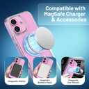 ALTURIZ for iPhone 16 Plus Case [6.7"] Compatible with MagSafe, [Military-Grade Protection], Shockproof, Non-Yellowing, Women Mens Girls Boys, Magnetic Phone Case for iPhone 16 Plus, Clear