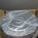Gardenised Round Galvanized Steel, 26 Gallon Trash Can with Lid - Durable Metal Bucket for Backyard, Lawn, Garden and Yard Use - Weather-Resistant Garbage Can for Indoor and Outdoor, 28-inch