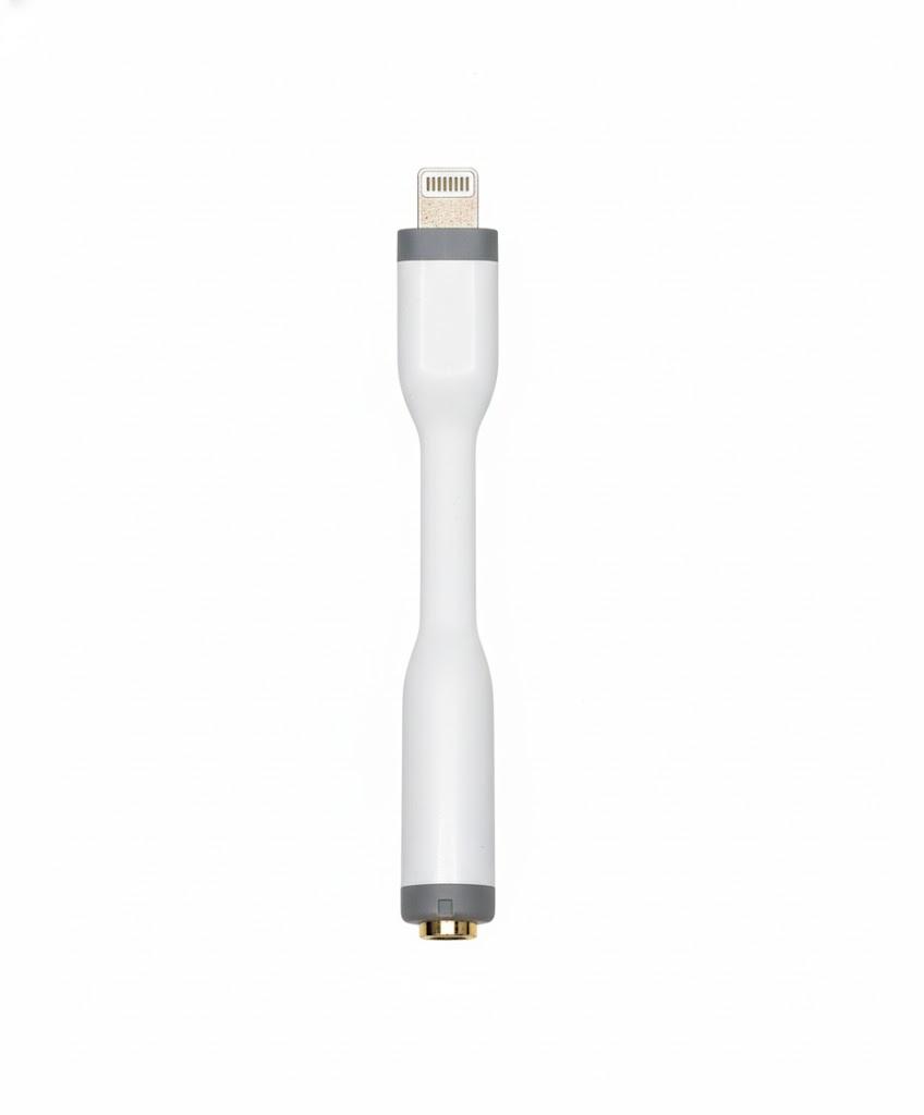 ACOUSTIX - Apple MFi Certified Lightning to Headphone Jack Audio Adapter, Durable Flexible Super Soft PVC Jacket iPhone 14/13/12/11 Pro Pro Max Plus Mini SE XS XR X 8/7/6, iPad Pro Air White