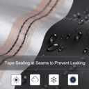Patio Umbrella Cover, Waterproof Umbrella Covers for 7ft to 9ft Outdoor Umbrellas Market Parasol Covers with Push Rod, Black