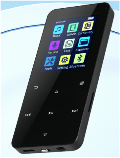 128GB MP3 Player with Bluetooth - Portable Music