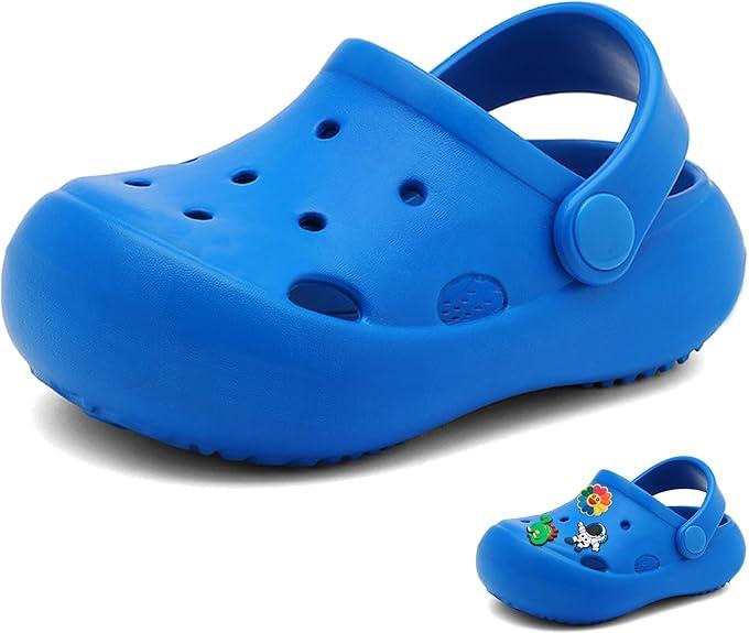 Toddler Classic Clogs Skin-Friendly Comfy Lightweight 丨Boys Girls Slip On Water Shoes, 150mm