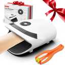 Birthday Gifts for Women Men Mom Grilfrend - Hand Massager with Compression & Heating,Electric Hand Massager for Arthritis and Carpal Tunnel(White)