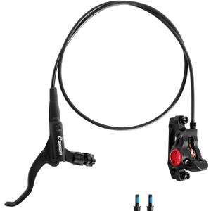 Z00M HB875 MTB Hydraulic Disc Brakes Set Mountain Bike Left Front 800mm Right Rear 1450mm Hydraulic Brake Aluminum Alloy Bicycle Disc Brake for E-Bike Fat Bike Road Bike 2 Piston