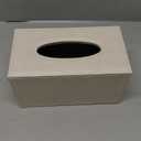 Sumnacon Tissue Box Cover Rectangular Tissue Box Holder Linen Tissue Box with Magnetic Bottom Decorative Beige Tissue Box for Bathroom Toilet Living Room Table Desk Office Car, Large