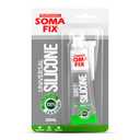 Silicone Caulk - Squeeze Tube Silicone Sealant for Wood, Kitchen, Bathroom, Sink, and Windows - Multi-Purpose & Waterproof (Gray)