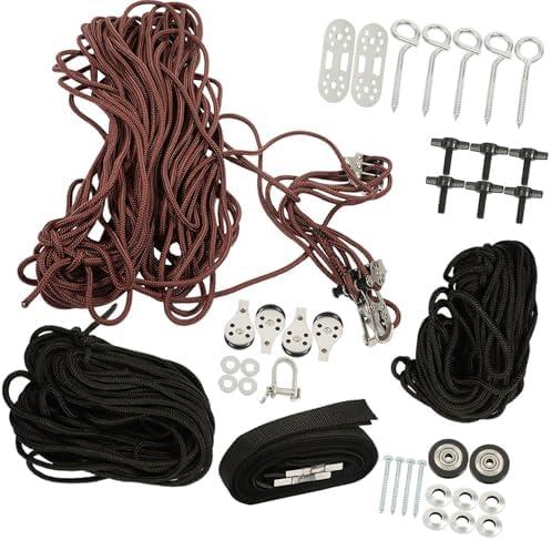 labwork Hard Top Elevated Garage Storage Hoist with Self Leveling Safety Fall Prevention System