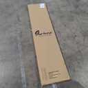 Furinno Rata 6-Tier Industrial Multipurpose Flat Base Shelf Display Rack, Narrow, Marble White (11.81 (D) x 15.75 (W) x 64.72 (H))