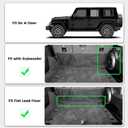 LASFIT Floor Mats & Trunk Mat for Jeep Wrangler JL 2018-2025 2026 4 Door Cargo with SUBWOOFER, All Weather TPE Custom Cargo Mat Fit for Flat Load Floor Gas Type (Not for JK/Not PHEV/Not 2-Door)