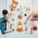 Baluue Christmas Tree Charcuterie Board, Bamboo Serving Tray for Appetizers, Snacks, and Fruit 3-Compartment Wooden Cheese Platter for Xmas Holiday Party & Hostess (27.70X19.50X1.20CM, Khaki)