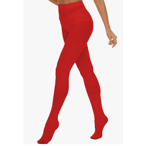 Citystl Opaque Black Tights for Women, 80D Solid Color Soft Tights, Control Top Microfiber Pantyhose for women(S/M)