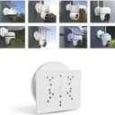 Magnetic Mount Compatible with AOSU,Eufy,ANSQUE,Reolink Argus PT,Tapo Outdoor Pan/Tilt,Cinnado,and SEHMUA Security Cameras (White)