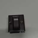 HOMOTEK Privacy Pocket Door Pull - No Lock, Replace Old or Damaged Pull for Sliding Door, 2-3/4'x2-1/2', 1-3/8' Thickness, Oil Rubbed Bronze