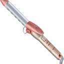 INFINITIPRO BY CONAIR Frizz Free 1-inch Titanium Ceramic Curling Iron, 1-inch Barrel Produces Classic Curls for Use on Short, Medium, and Long Hair (Rose Gold)