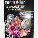 EXCHANGE CARD MONSTER HIGH GLOW STICKERS 2PCS
