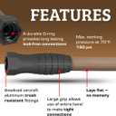 Flexzilla Colors SwivelGrip Garden Hose 5/8 in. x 5 ft., Lightweight All-Weather Water Hose, Durable and Flexible, Leak-Free Connections, Brown Mulch