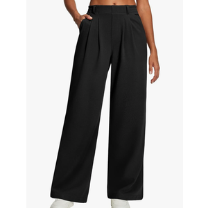 Heathyoga Wide Leg Stretchy Work Pants Women Pull on Dress Pants High Waisted Business Casual Trousers Slacks for Women XL