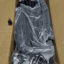 Laiensia Double Rods Garment Rack with Wheels, Clothing Rack for Hanging Clothes,4 Hooks, Multi-functional Bedroom Clothes Rack, Black