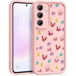 Case for Samsung Galaxy A35 5G, Silicone Shockproof Cover Women