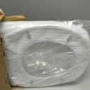 Delta Faucet Morgan Round Front Slow-Close White Toilet Seat with Non-Slip Seat Bumpers, White 801903-WH