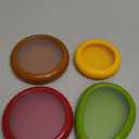 Avocado Saver and Onion Storage Set,4 Pcs Silicone Fruit Vegetable Anti-oxidation Box,Reusable Fridge Fresh Pod Food Storage,Perfect Lemons Tomato Garlic Containers
