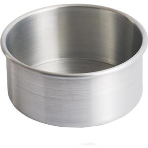 Winco Heavy-Duty Round Aluminum Layer Cake Pan, 6" x 3"