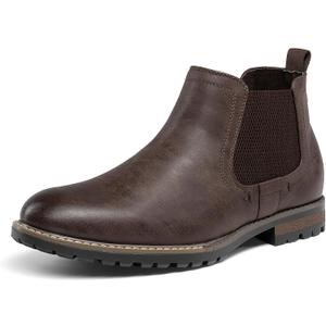 Bruno Marc Mens Chelsea Boots Casual Slip-On Classic Dress Ankle Boot (14, Dark Brown)