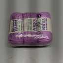 3x60g Purple Yarn for Crocheting and Knitting;3x66m (72yds) Cotton Yarn for Beginners with Easy-to-See Stitches;Worsted-Weight Medium #4;Cotton-Nylon Blend Yarn for Beginners Crochet Kit Making